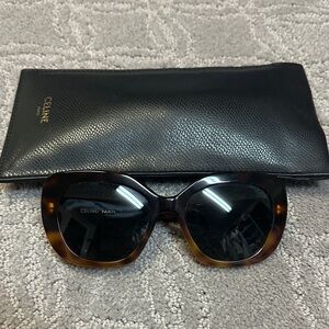 Celine Brown Sunglasses with Black Lenses. CL40226U